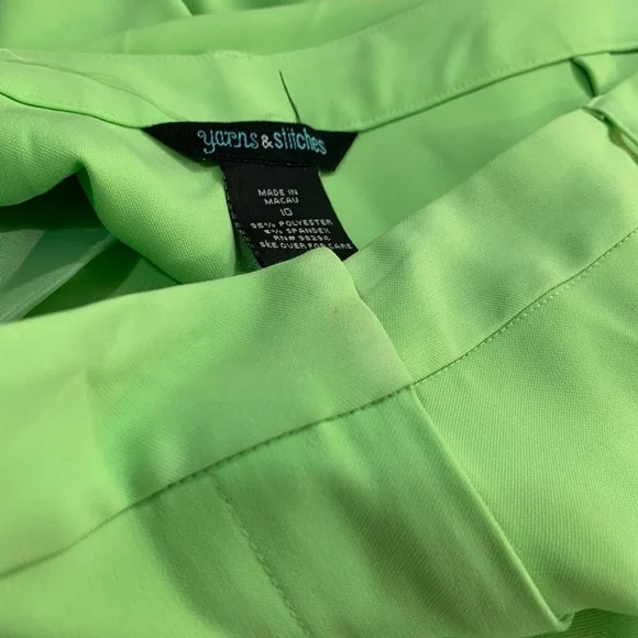 Yarns & Stitches Green Vintage Slacks - Picture 4 of 9
